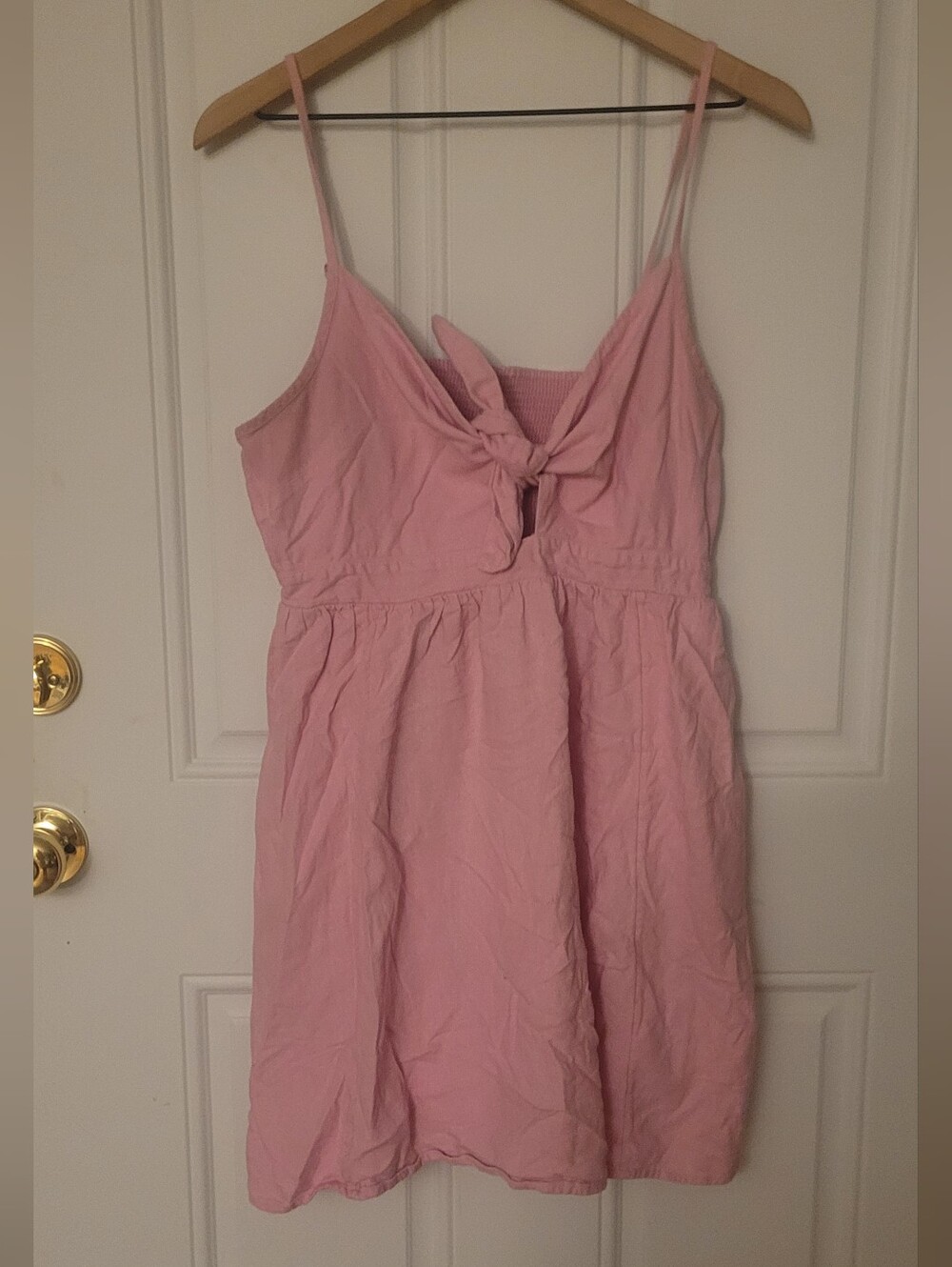 Old Navy Pink Size Large Knot Front Dress